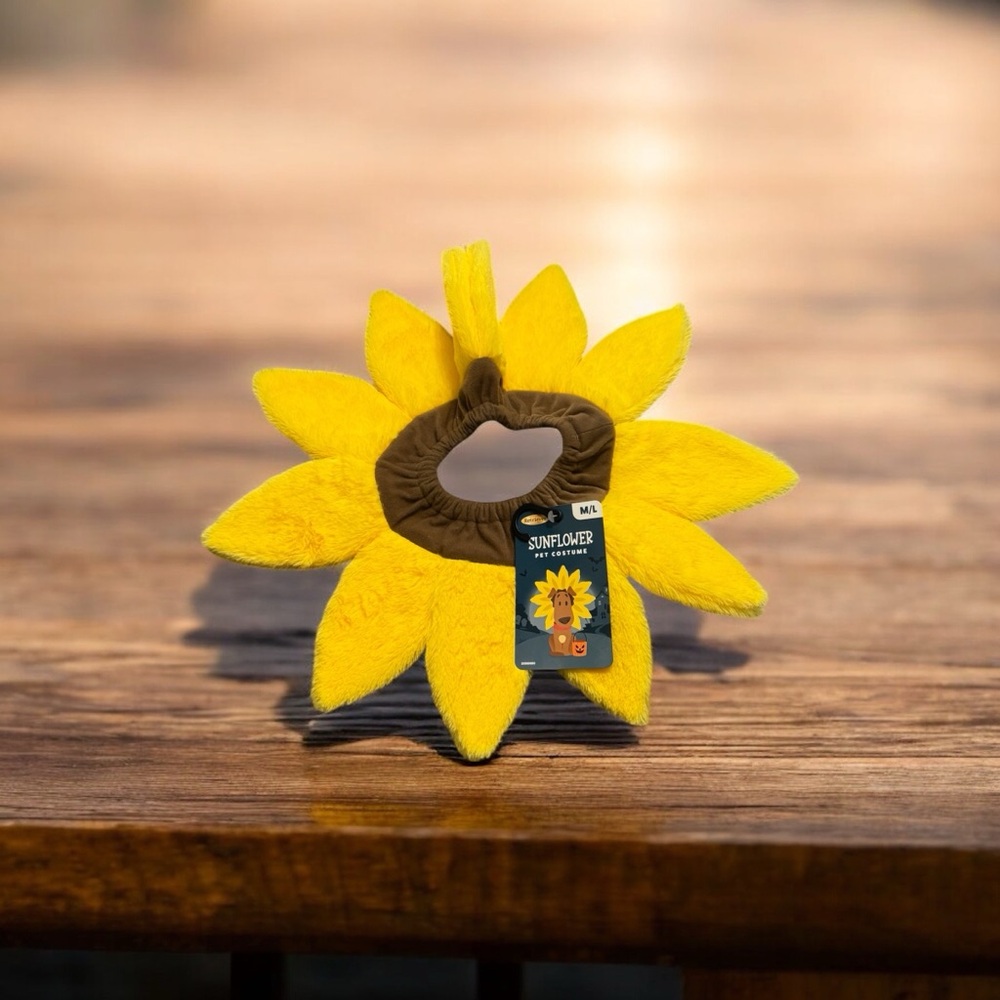 Retriever Sunflower Pet Costume SZ M/L NWT‎